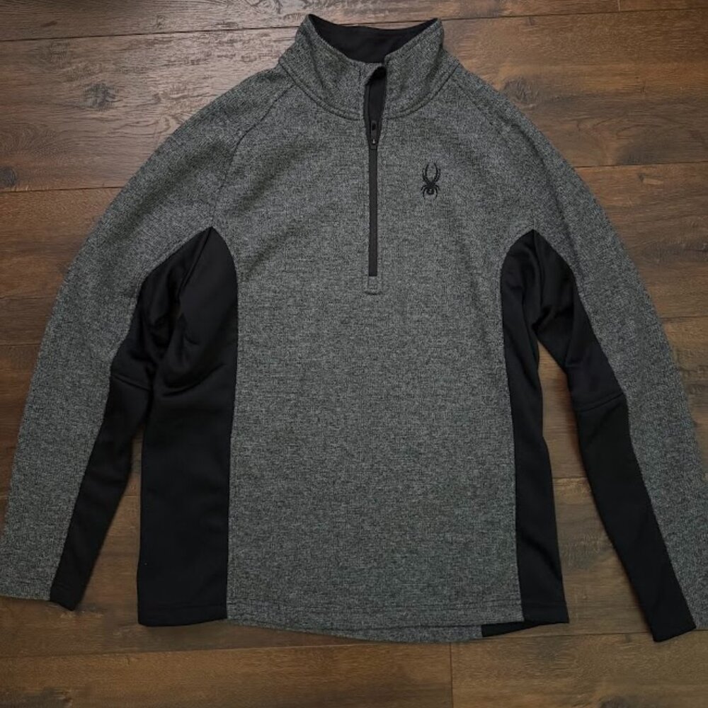 Spyder Men's 1/4 Zip Outbound Sweater Jacket